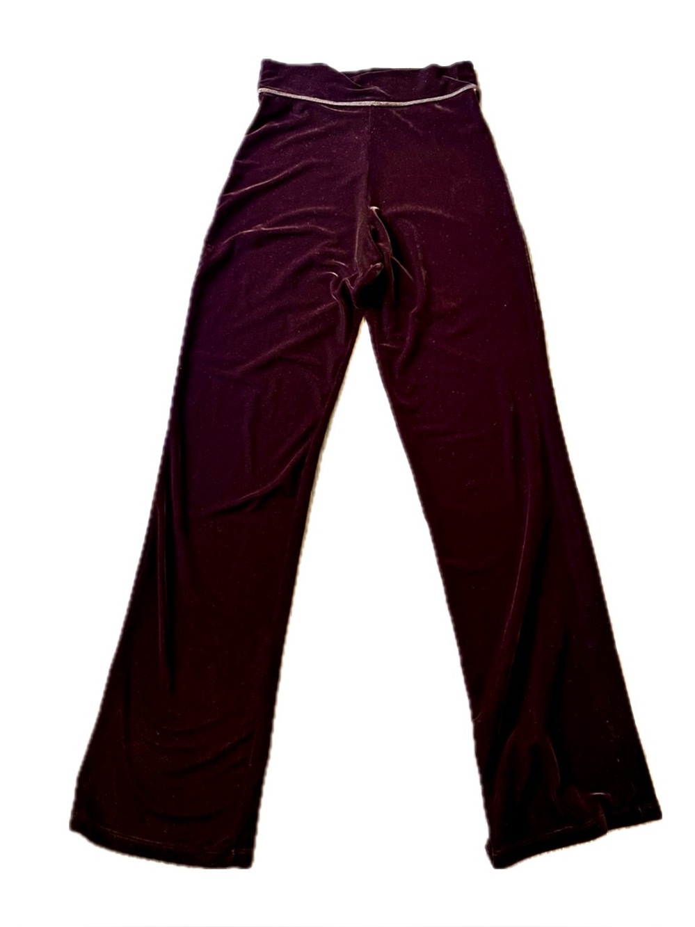 BISOU BISOU by Michele Bohbot Women's Velvet Chocolate Bootcut Leg Pants Sz S